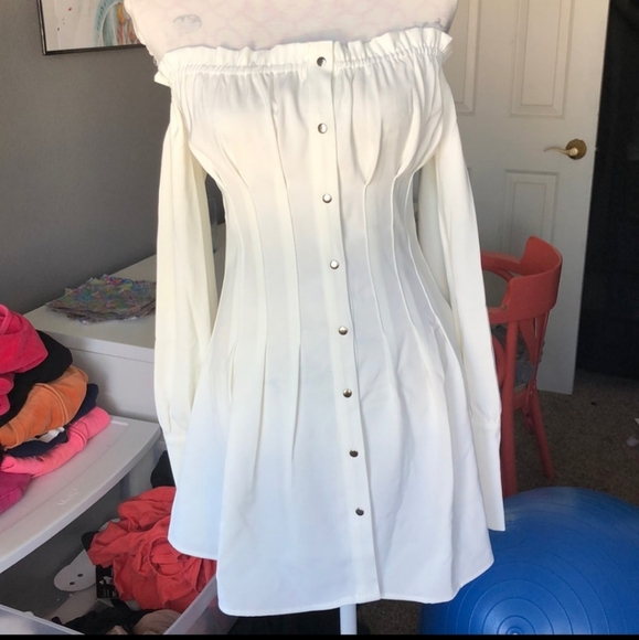 NWT GAZE at me shoulder dress - Picture 4 of 4